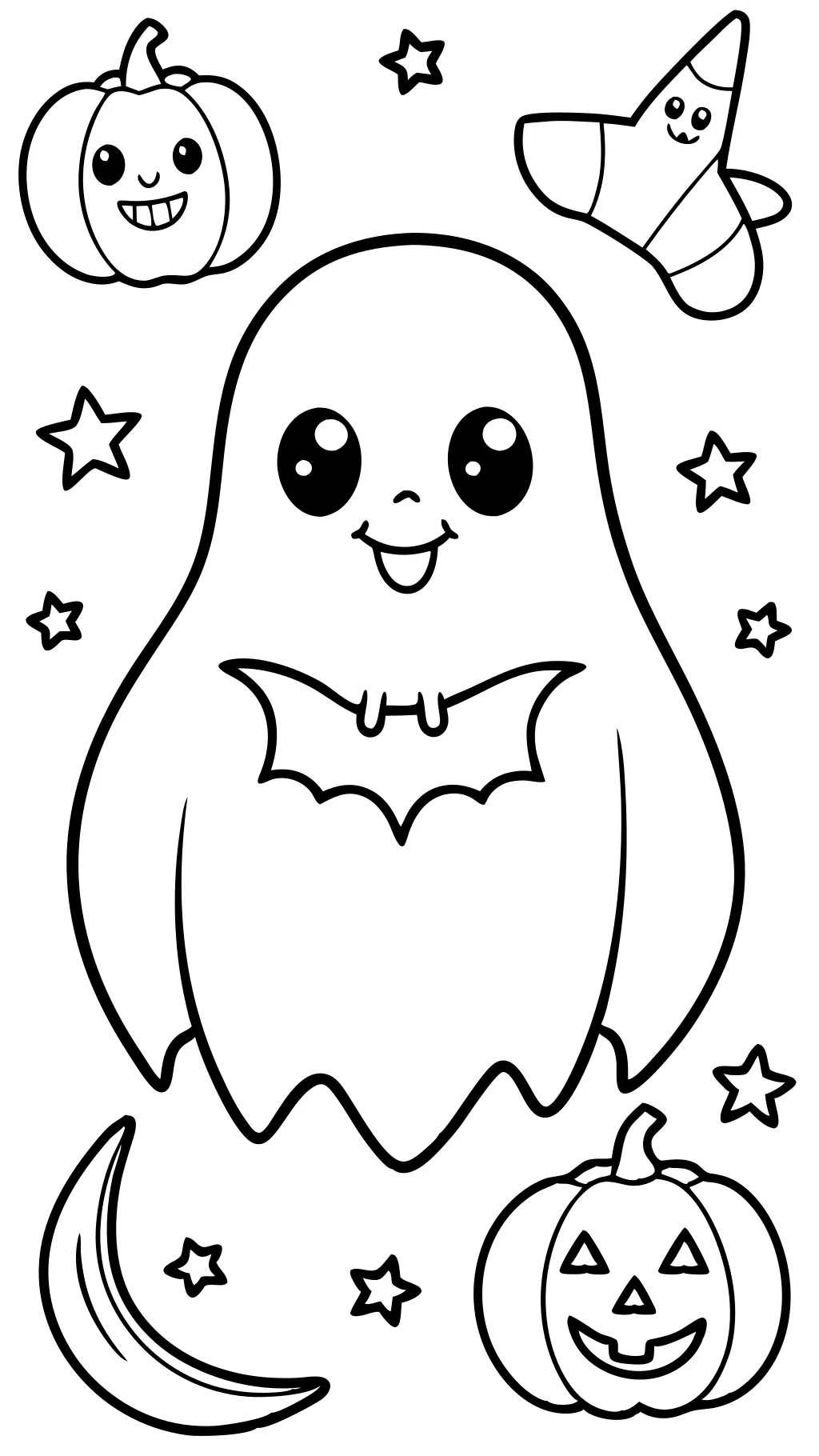 coloriages d’Halloween pour les tout-petits